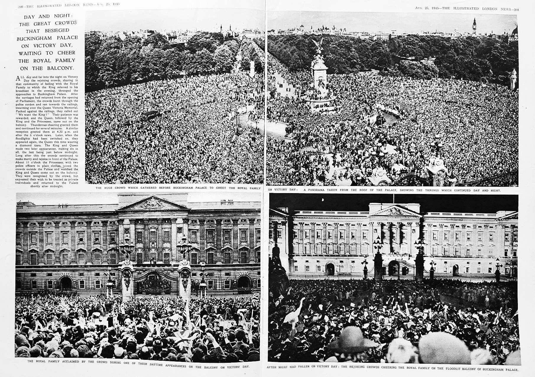 crowd at Buckingham palace